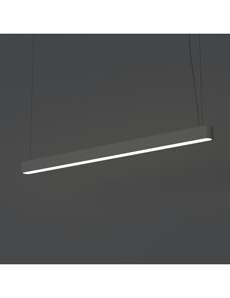 Nowodvorski SOFT Lampa wisząca LED 120x6 grafitowa - slim, minimalistyczna, 22W, neutralna biel
