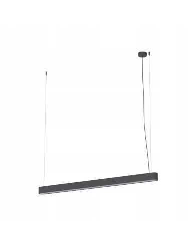 Nowodvorski SOFT Lampa wisząca LED 120x6 grafitowa - slim, minimalistyczna, 22W, neutralna biel