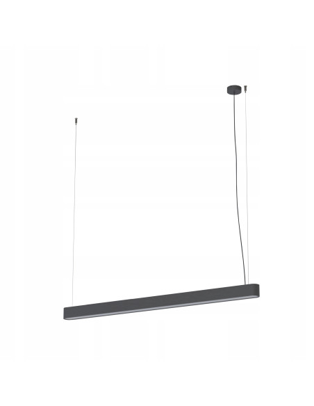 Nowodvorski SOFT Lampa wisząca LED 120x6 grafitowa - slim, minimalistyczna, 22W, neutralna biel