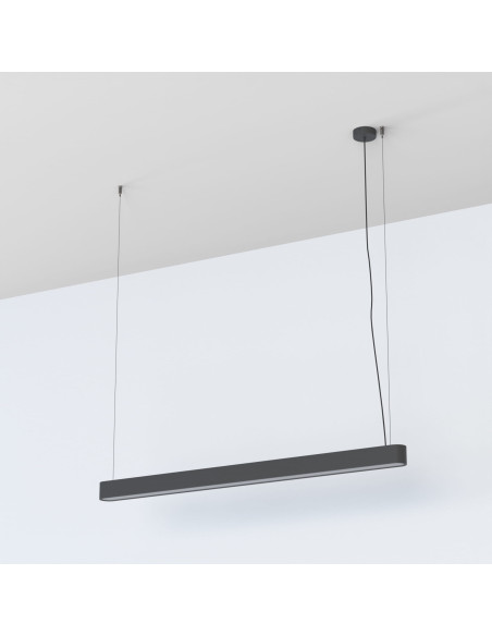 Nowodvorski SOFT Lampa wisząca LED 120x6 grafitowa - slim, minimalistyczna, 22W, neutralna biel