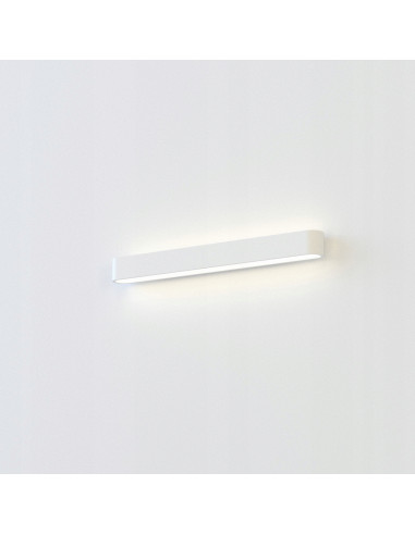Nowodvorski SOFT WALL LED 63x6 cm biały kinkiet liniowy z LED T8, ciepła biała, 11W, aluminium