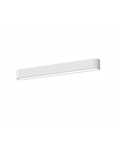 Nowodvorski SOFT WALL LED 63x6 cm biały kinkiet liniowy z LED T8, ciepła biała, 11W, aluminium