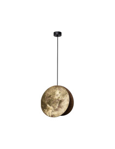 Nowodvorski WHEEL Lampa wisząca LED 1xE27 130 cm jasne drewno/czarny nowoczesna