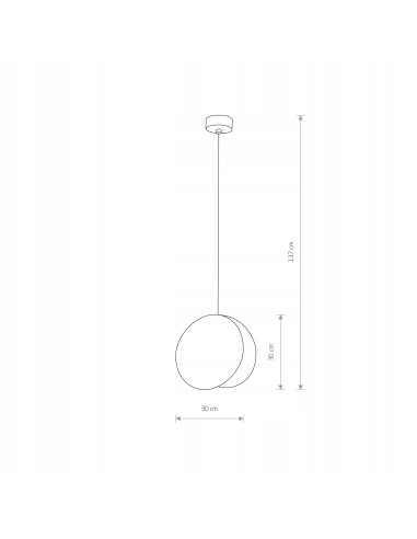 Nowodvorski WHEEL 9033 — nowoczesna lampa wisząca LED, drewno/czarny, E27, Ø30 cm, nad stół/salon