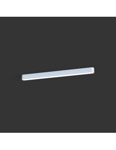 Nowodvorski SOFT Plafon LED 95x6 cm biały neutralny, slim listwa sufitowa z T8 G13 inkl. źródła światła
