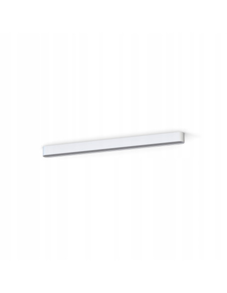 Nowodvorski SOFT Plafon LED 95x6 cm biały neutralny, slim listwa sufitowa z T8 G13 inkl. źródła światła