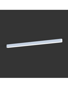 Nowodvorski SOFT LED 125x6 cm – biały minimalistyczny plafon sufitowy LED T8, 22W, neutralny biały