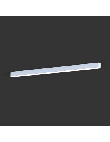 Nowodvorski SOFT LED 125x6 cm – biały minimalistyczny plafon sufitowy LED T8, 22W, neutralny biały