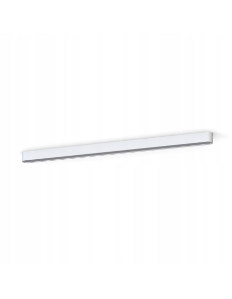 Nowodvorski SOFT LED 125x6 cm – biały minimalistyczny plafon sufitowy LED T8, 22W, neutralny biały