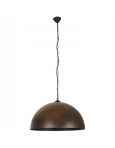 Nowodvorski HEMISPHERE RUST L 6368 — Wisząca lampa rdzawa Ø50 cm regulowana, styl industrialny/loft