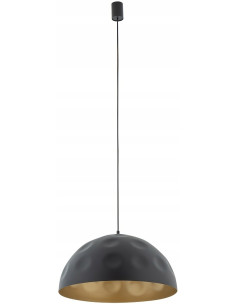 Nowodvorski HEMISPHERE 10702 Lampa wisząca czarno-złota E27 125 cm do jadalni i salonu