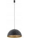 Nowodvorski HEMISPHERE 10702 Lampa wisząca czarno-złota E27 125 cm do jadalni i salonu