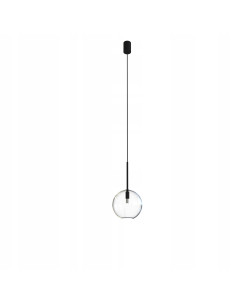 Nowodvorski SPHERE S 7847 – Lampa wisząca kulista LED szklana czarna 15 cm G9 do salonu, kuchni, jadalni