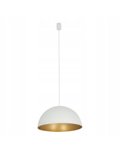 Nowodvorski HEMISPHERE Lampa wisząca półkula 4xGX53 50 cm biało-złota regulowana