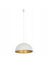 Nowodvorski HEMISPHERE Lampa wisząca półkula 4xGX53 50 cm biało-złota regulowana