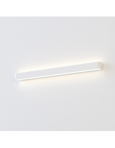Nowodvorski SOFT LED Kinkiet ścienny 93,5 cm aluminiowy biały, LED T8 16W, neutralna biel, do biura i mieszkania
