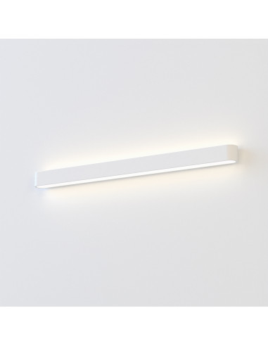Nowodvorski SOFT LED Kinkiet ścienny 93,5 cm aluminiowy biały, LED T8 16W, neutralna biel, do biura i mieszkania