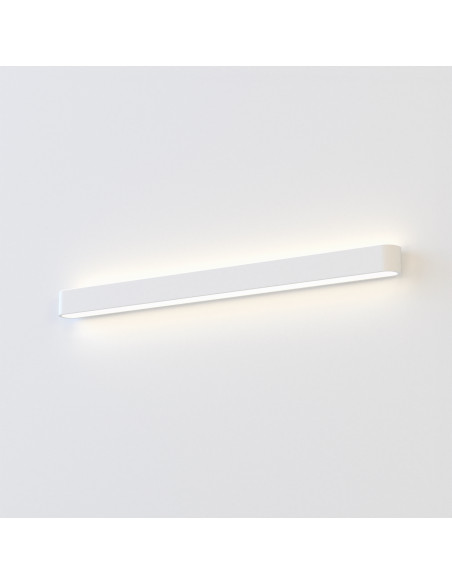 Nowodvorski SOFT LED Kinkiet ścienny 93,5 cm aluminiowy biały, LED T8 16W, neutralna biel, do biura i mieszkania