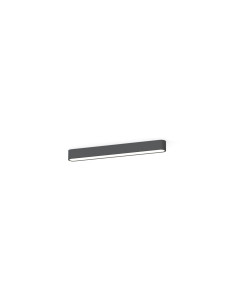Nowodvorski SOFT Plafon LED 63x6 cm Grafitowy Aluminium 11W Neutralny Biały (zintegrowane LED) 2