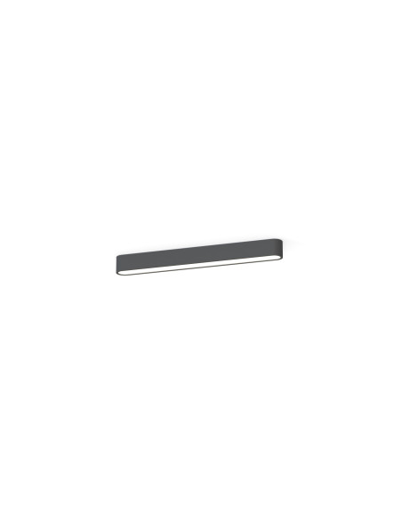 Nowodvorski SOFT Plafon LED 63x6 cm Grafitowy Aluminium 11W Neutralny Biały (zintegrowane LED)