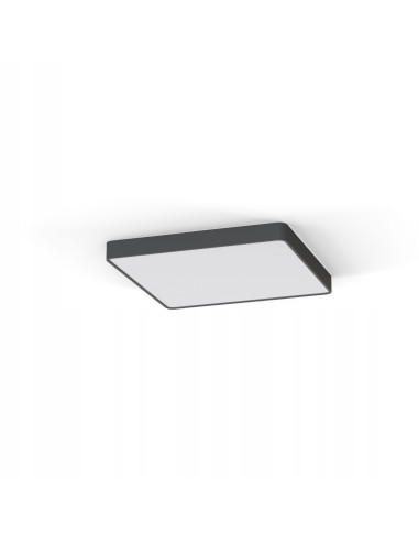 Nowodvorski SOFT Plafon sufitowy LED 63x63 cm szary, 5 punktów, aluminium, ciepła biel (kod 7530)