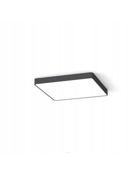 Nowodvorski SOFT Plafon sufitowy LED 63x63 cm szary, 5 punktów, aluminium, ciepła biel (kod 7530)
