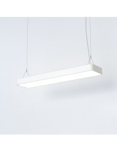 Nowodvorski SOFT LED 7545 – nowoczesna lampa wisząca 90x20 cm, biała, 2-punktowa, neutralne światło
