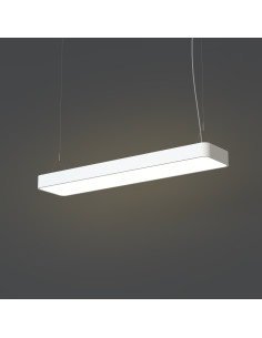 Nowodvorski SOFT LED 7545 – nowoczesna lampa wisząca 90x20 cm, biała, 2-punktowa, neutralne światło 2