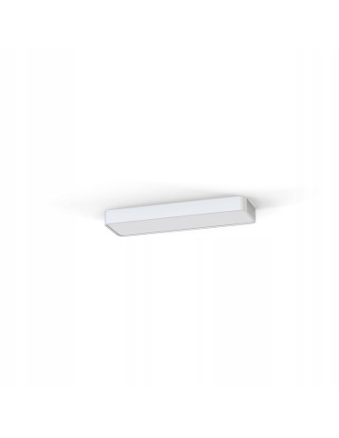 Nowodvorski SOFT Plafon sufitowy LED 63x20x6 cm biały 2xT8 11W G13 nowoczesny minimalistyczny