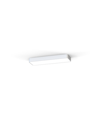 Nowodvorski SOFT Plafon sufitowy LED 63x20x6 cm biały 2xT8 11W G13 nowoczesny minimalistyczny