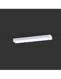 Nowodvorski SOFT Plafon liniowy 90x6 cm biały LED, elegancki, 2-punktowy, IP20, 16W