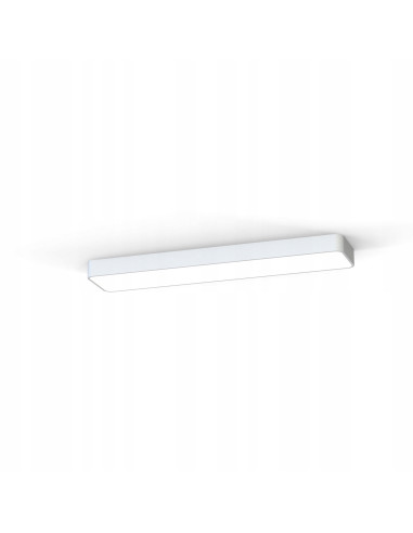 Nowodvorski SOFT Plafon liniowy 90x6 cm biały LED, elegancki, 2-punktowy, IP20, 16W