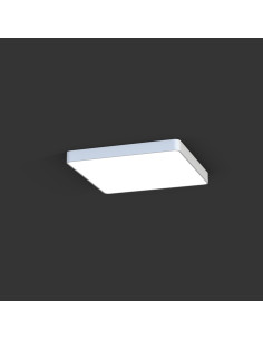 Nowodvorski Soft Ceiling 7544 – Biały kwadratowy plafon LED 5-punktów, 11W, 63x63 cm
