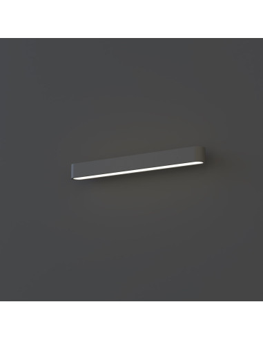 Nowodvorski SOFT industrialny kinkiet LED grafitowy 63 cm, 11W, ciepła biała, aluminium (kod 7528)