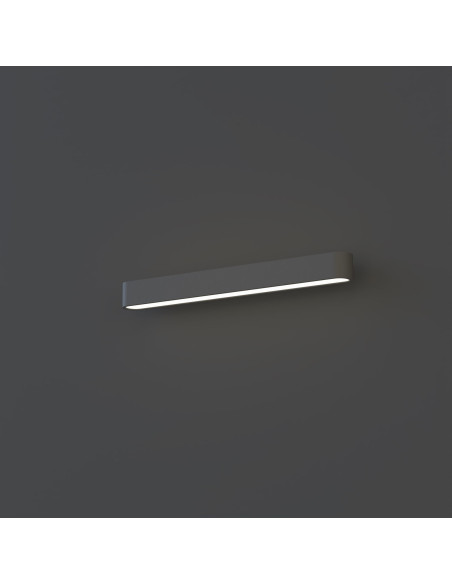 Nowodvorski SOFT industrialny kinkiet LED grafitowy 63 cm, 11W, ciepła biała, aluminium (kod 7528)