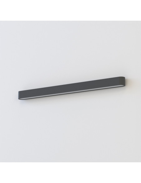 Nowodvorski SOFT Kinkiet LED 93,5 cm Grafitowy – minimalistyczny, wymienny LED T8, neutralna biała świetlność