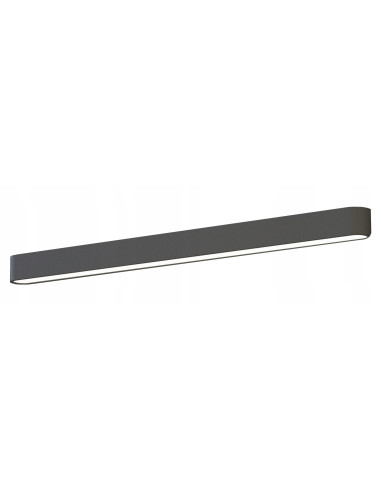 Nowodvorski SOFT Kinkiet LED 93,5 cm Grafitowy – minimalistyczny, wymienny LED T8, neutralna biała świetlność