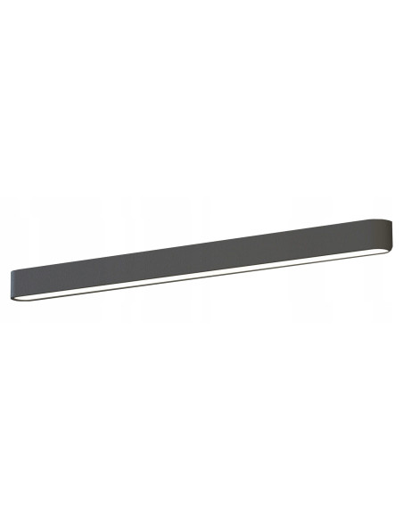 Nowodvorski SOFT Kinkiet LED 93,5 cm Grafitowy – minimalistyczny, wymienny LED T8, neutralna biała świetlność