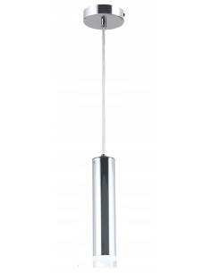 Lampa wisząca tubowa INa Reality chrom 120 cm E27 – oświetlenie nad wyspę kuchenną, blat, salon 2