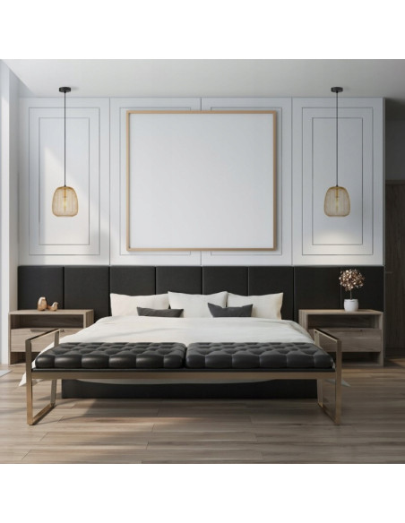 Italux Amiria Lampa wisząca E27 szklana tuba w złotej siateczce 102 cm, złoto/czarny
