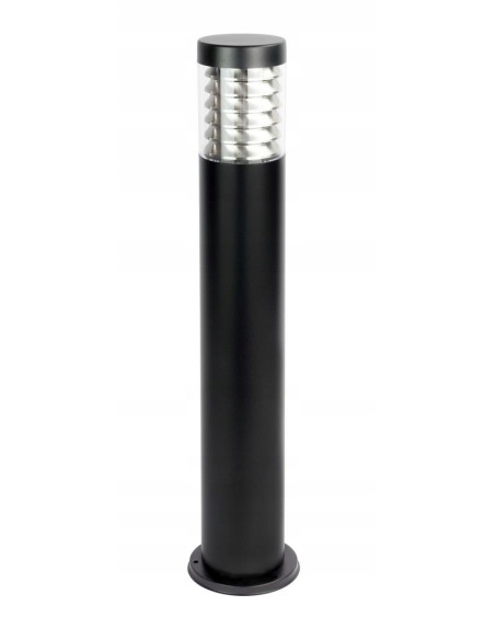 Słupek ogrodowy SU-MA JOY 75 cm E27 IP44 czarny, aluminiowy, Ø11,4 cm (bez źródła światła)