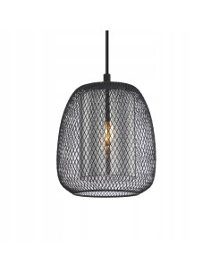 Italux AMIRIA - Nowoczesna Lampa Wisząca Siatkowy Klosz Czarna E27 1-punktowa 102 cm 2