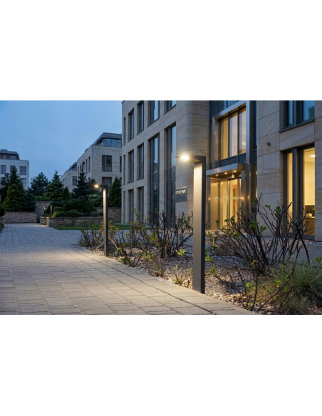 Su-ma Słupek ogrodowy Karo B 85 cm LED 10W 1070 lm antracyt IP65, barwa 4000K, aluminium