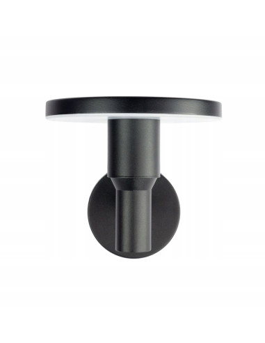 Su-ma RONDO gen.2 Nowoczesny kinkiet ogrodowy LED 12W CCT IP65 czarny, światło w dół (okrągły)