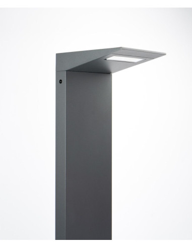 Su-ma Słupek ogrodowy Karo B 85 cm LED 10W 1070 lm antracyt IP65, barwa 4000K, aluminium