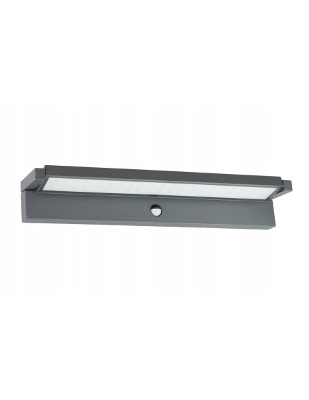 Su-ma REN RN600 LED 50W kinkiet zewnętrzny 60 cm z czujnikiem ruchu i zmierzchu, IP65, antracyt