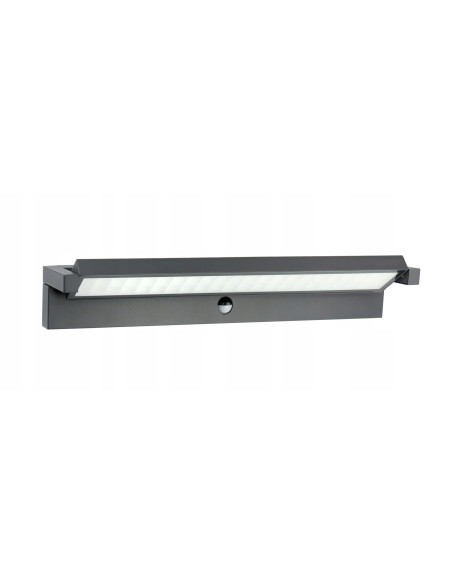 Su-ma REN RN600 LED 50W kinkiet zewnętrzny 60 cm z czujnikiem ruchu i zmierzchu, IP65, antracyt