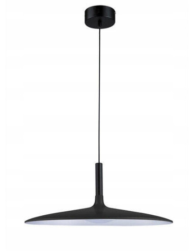 Lampa wisząca HANK LED czarna matowa 35 cm regulowana 7W 3000K designerska nad stół wyspa kuchenna