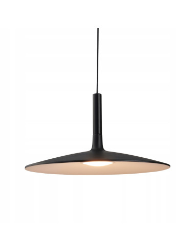 Lampa wisząca HANK LED czarna matowa 35 cm regulowana 7W 3000K designerska nad stół wyspa kuchenna