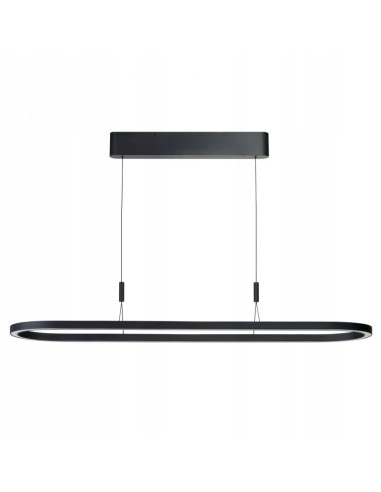 Nowoczesna regulowana lampa wisząca LAYLA 150 czarna LED 60W 45–220 cm z ściemniaczem Triak